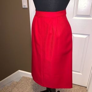Vintage red skirt